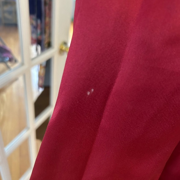 Elegant Y2K Ruby Red Prom Dress - Picture 7 of 8